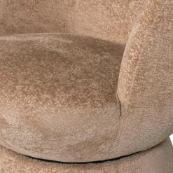 Draaifauteuil Shuffle Chenille - Naturel (Showmodel) - Loft24.nl