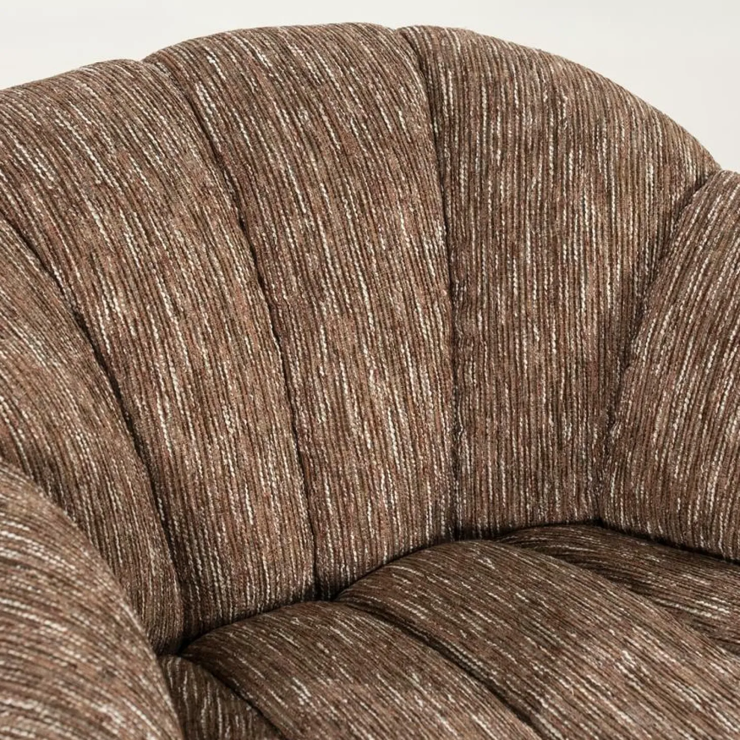 Draaifauteuil Sogno Geweven stof - Burgundy - Loft24.nl