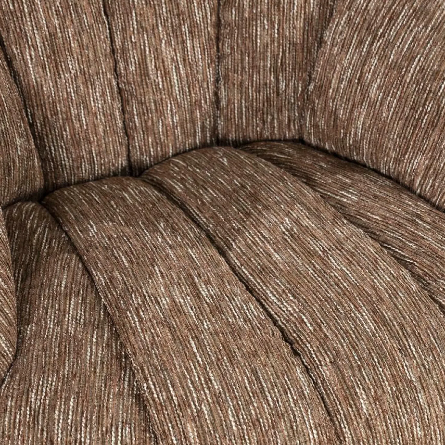 Draaifauteuil Sogno Geweven stof - Burgundy - Loft24.nl