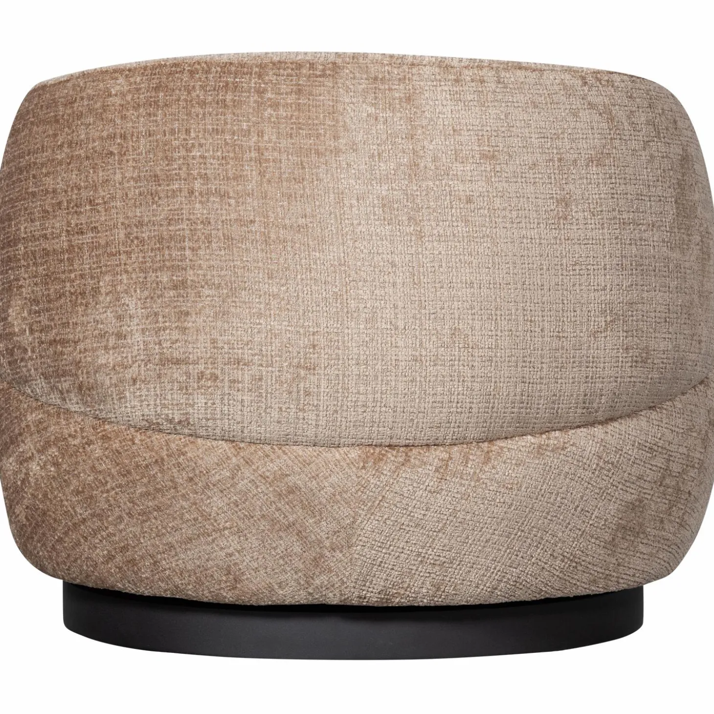 Draaifauteuil Woolly Chenille - Zand - Loft24.nl
