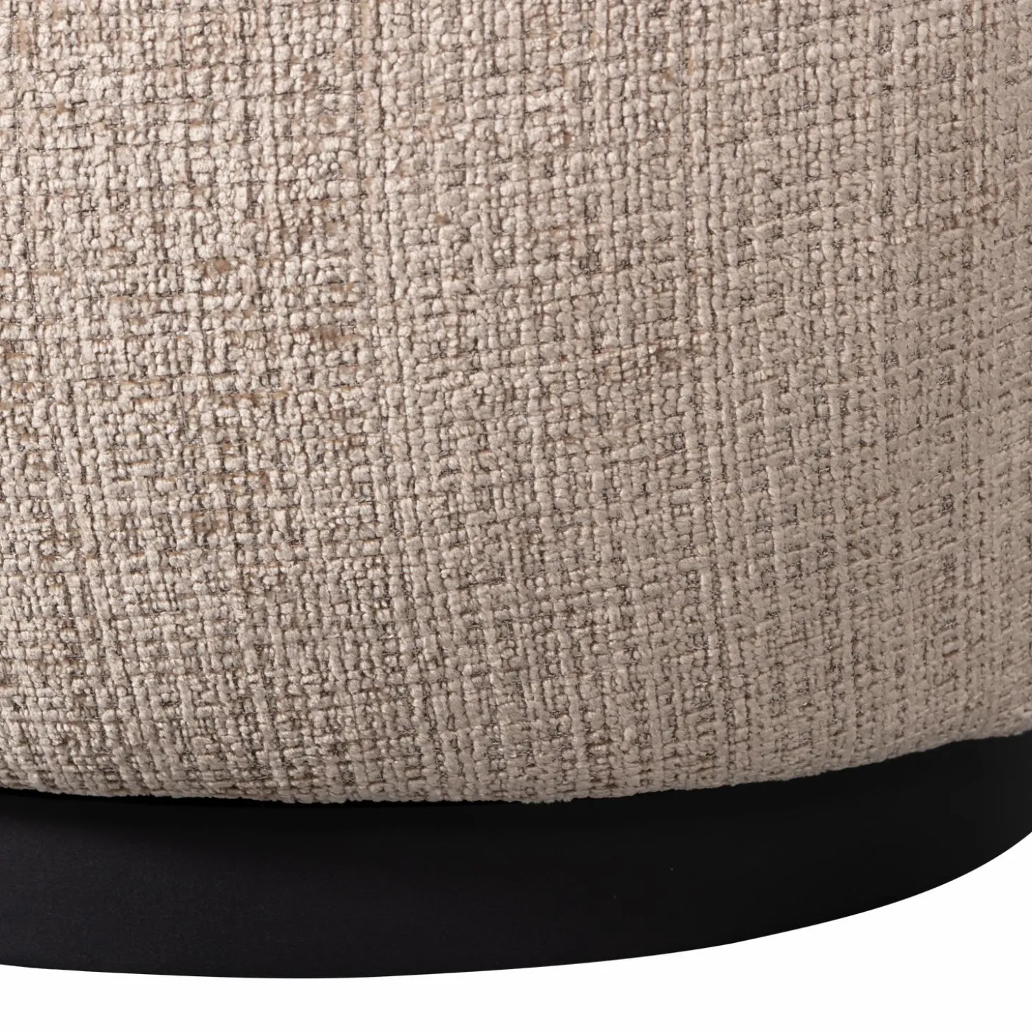 Draaifauteuil Woolly Chenille - Zand - Loft24.nl