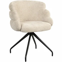 Draaistoel Kayla cream unicorn (Unicorn 11 cream) - Loft24.nl