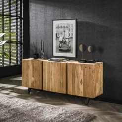 Dressoir Block Massief Acaciahout 180cm - Naturel - Loft24.nl