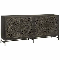 Dressoir Casina 200 cm - Zwart - Loft24.nl