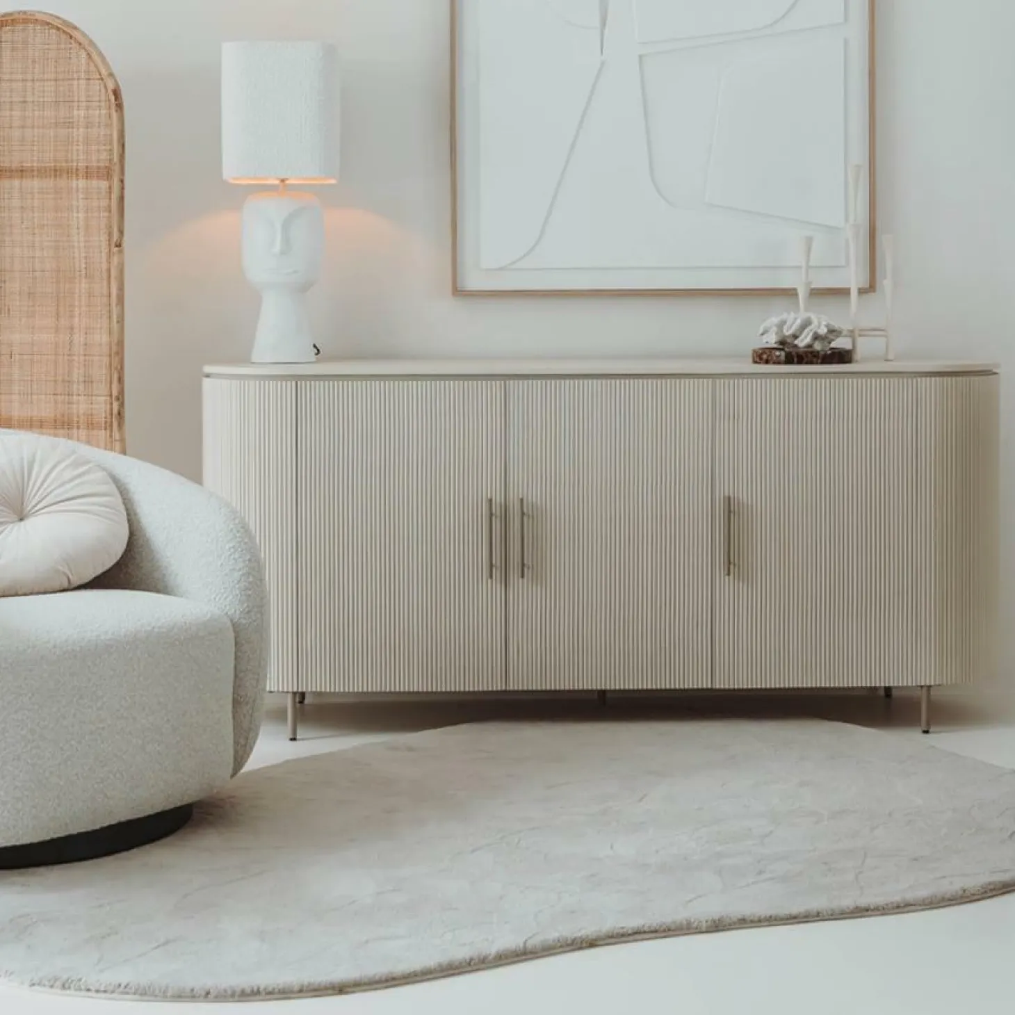 Dressoir Corbetta Mangohout 180 cm - Loft24.nl