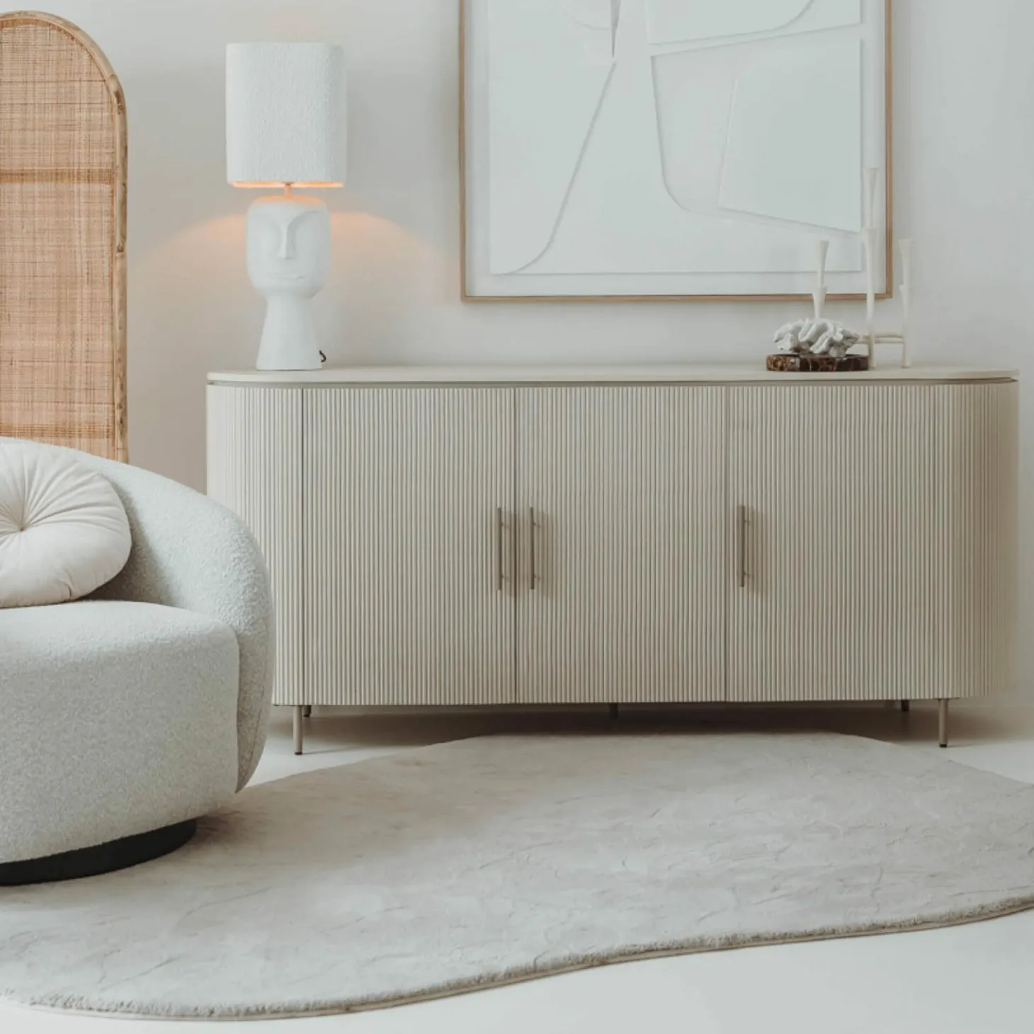 Dressoir Corbetta Mangohout 180 cm - Loft24.nl