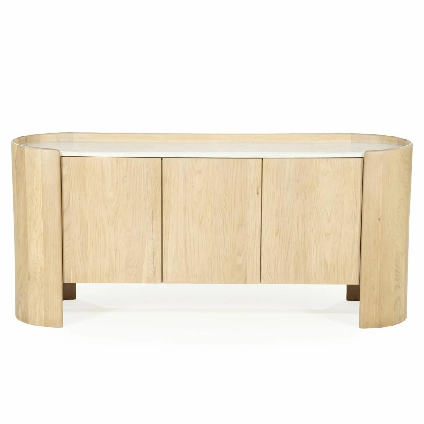 Dressoir Don Marmer en eikenhout 165cm - Loft24.nl
