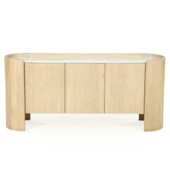 Dressoir Don Marmer en eikenhout 165cm - Loft24.nl