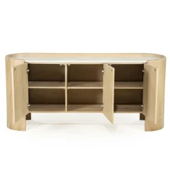 Dressoir Don Marmer en eikenhout 165cm - Loft24.nl