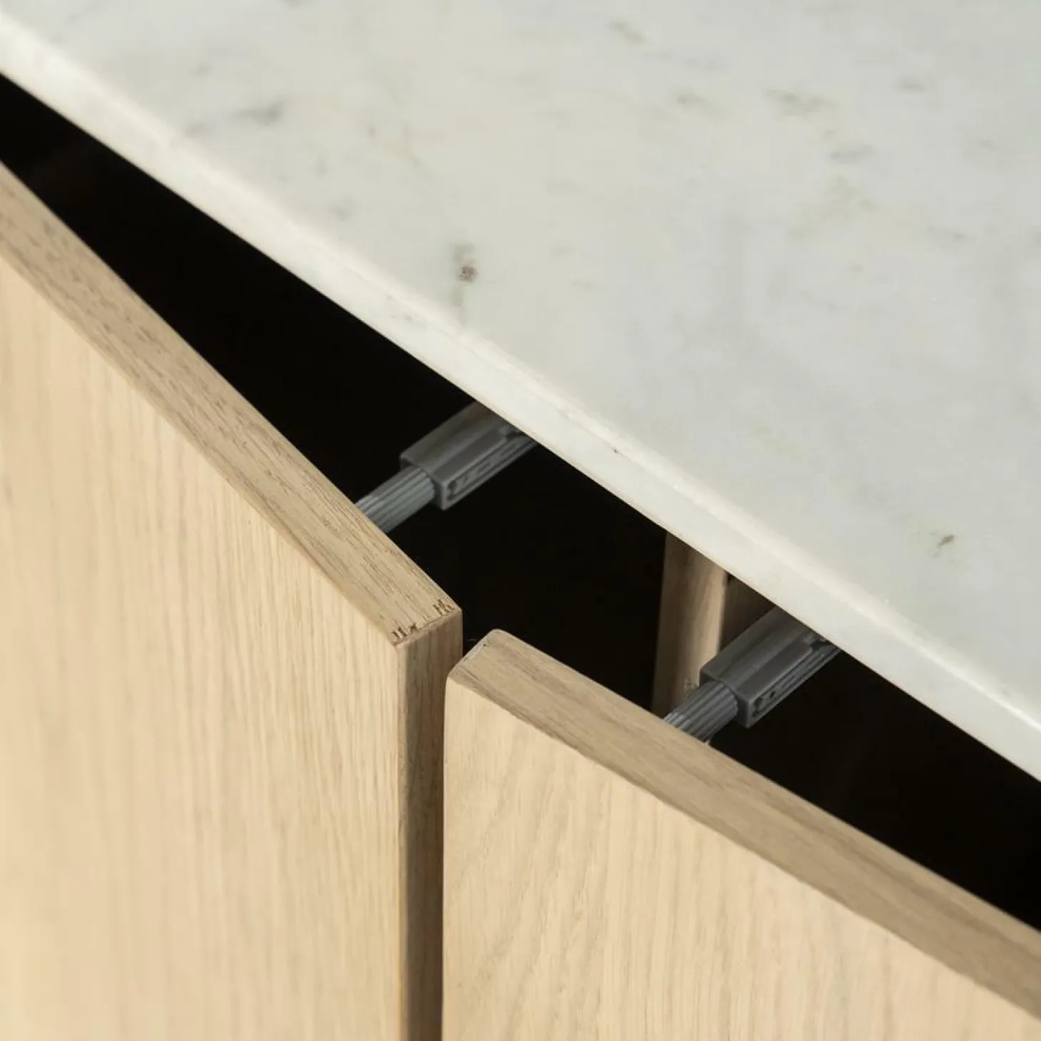 Dressoir Don Marmer en eikenhout 165cm - Loft24.nl