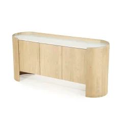 Dressoir Don Marmer en eikenhout 165cm - Loft24.nl