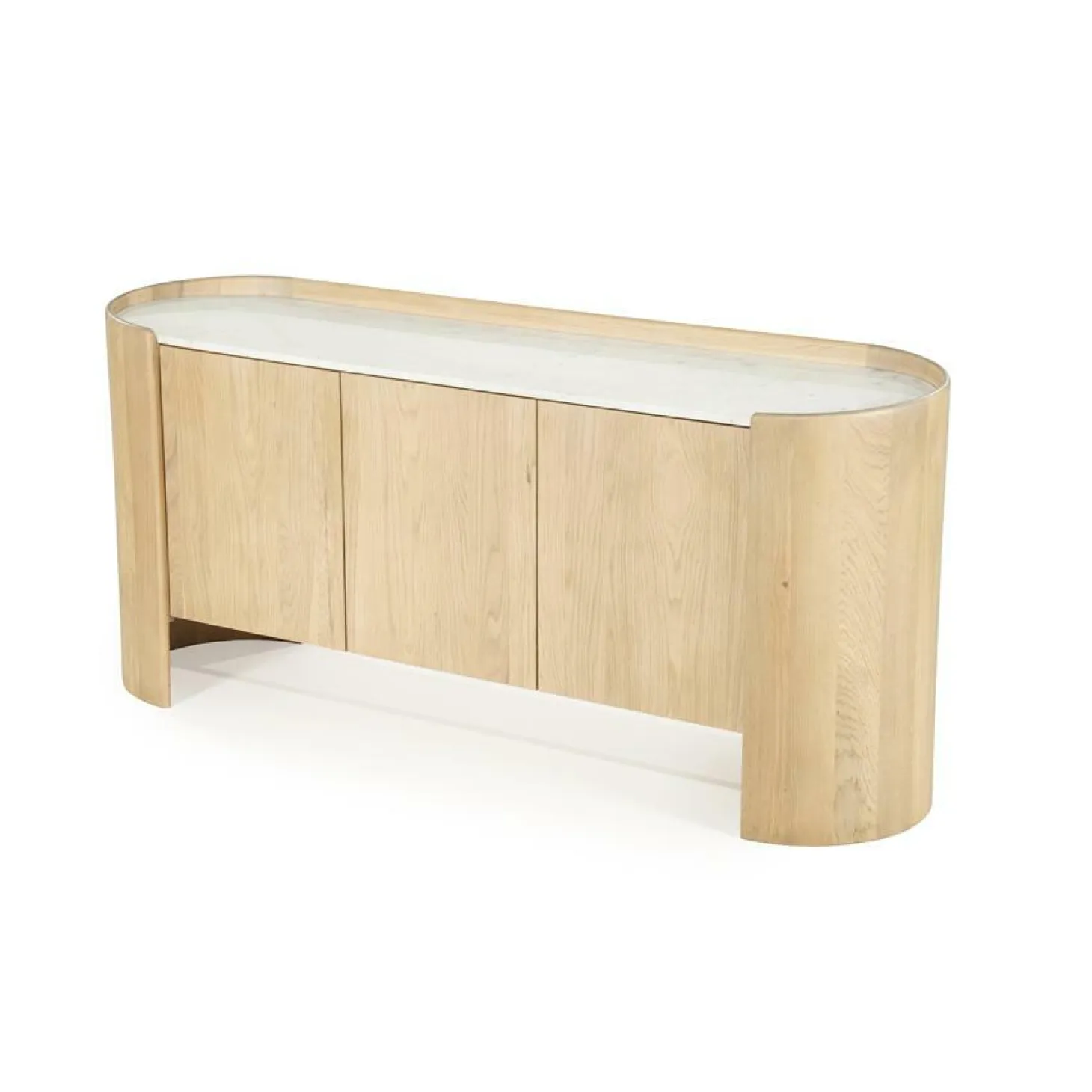Dressoir Don Marmer en eikenhout 165cm - Loft24.nl