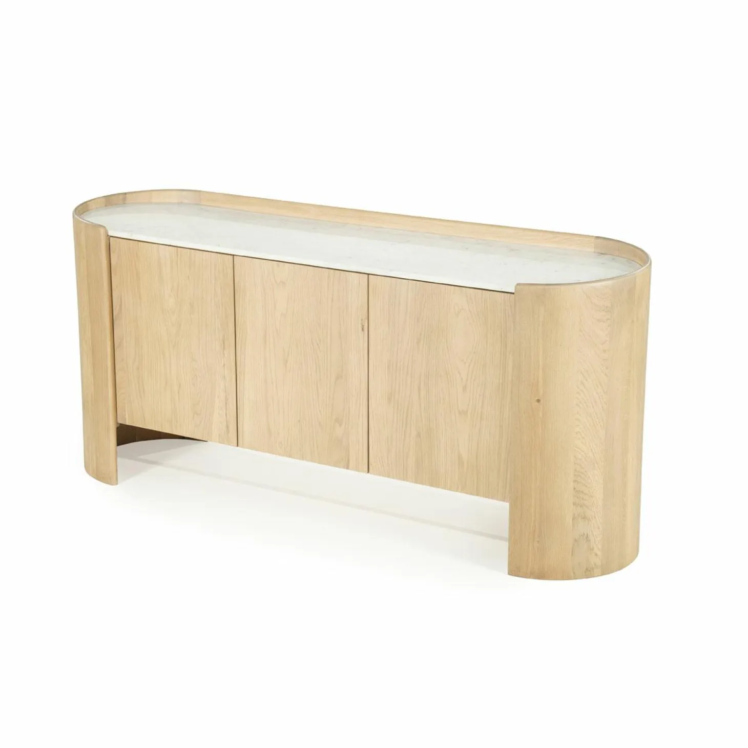 Dressoir Don Marmer en eikenhout 165cm - Loft24.nl
