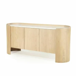 Dressoir Don Marmer en eikenhout 165cm - Loft24.nl