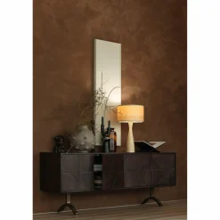 Dressoir Draw Mangohout, 180cm, kleur Zwart - Loft24.nl