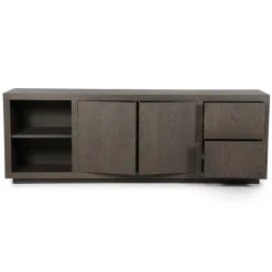 Dressoir Helsinki Eikenhout 200 cm - Bruin - Loft24.nl