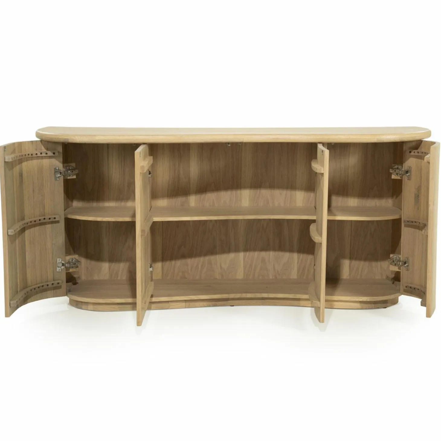 Dressoir Josh Eikenhout 180cm - Naturel - Loft24.nl