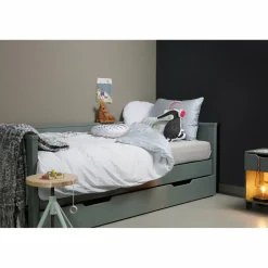 Eenpersoonsbed Nikky - Groen - Loft24.nl