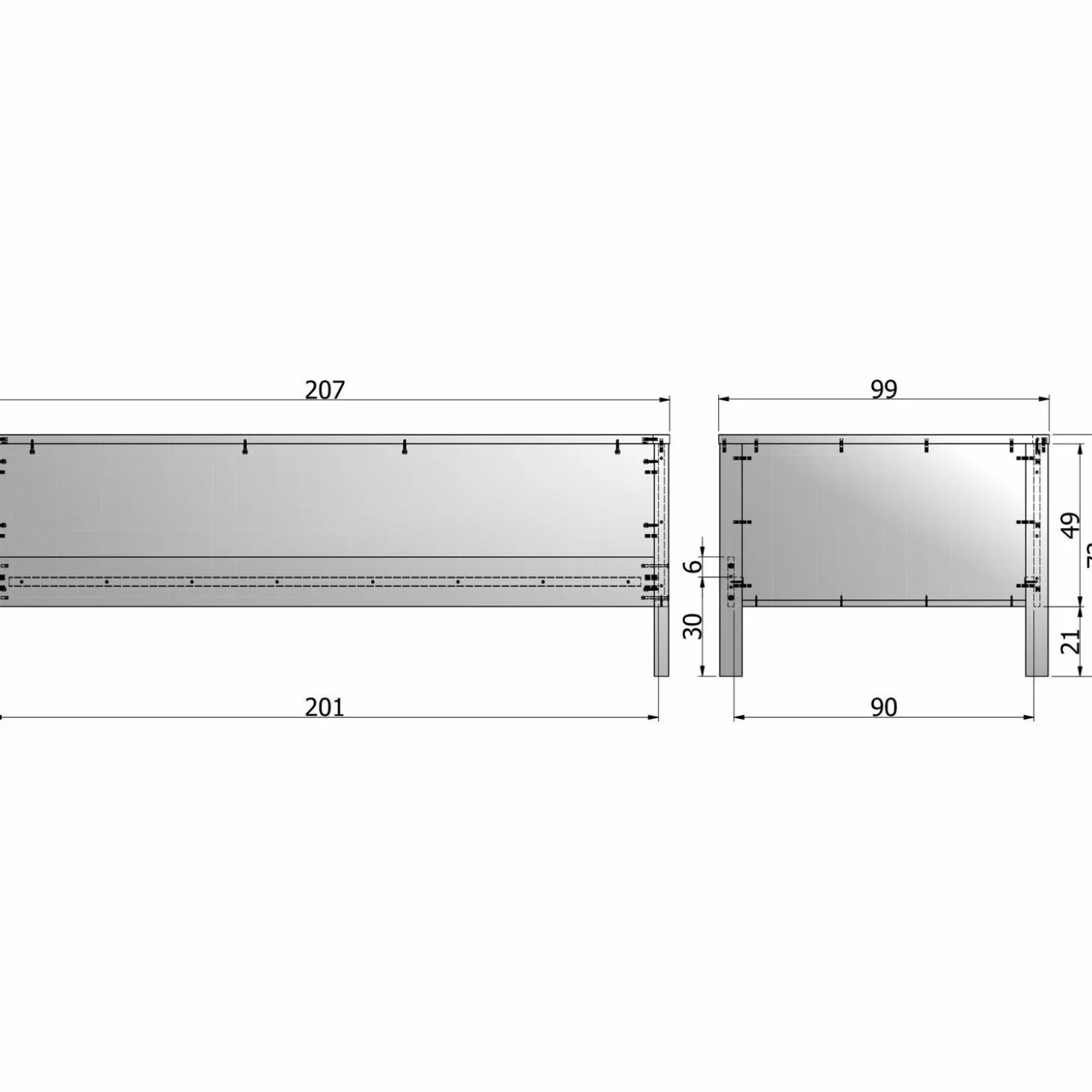 Eenpersoonsbed Nikky - Groen - Loft24.nl