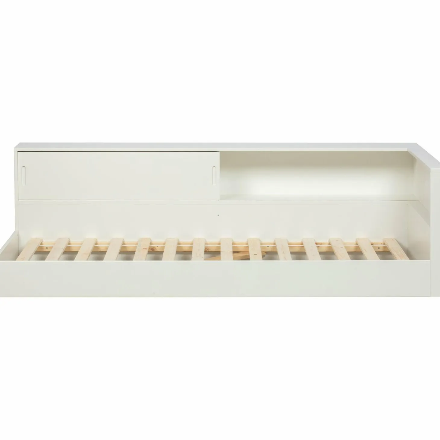 Eenpersoonshoekbed Connect - Wit - Loft24.nl