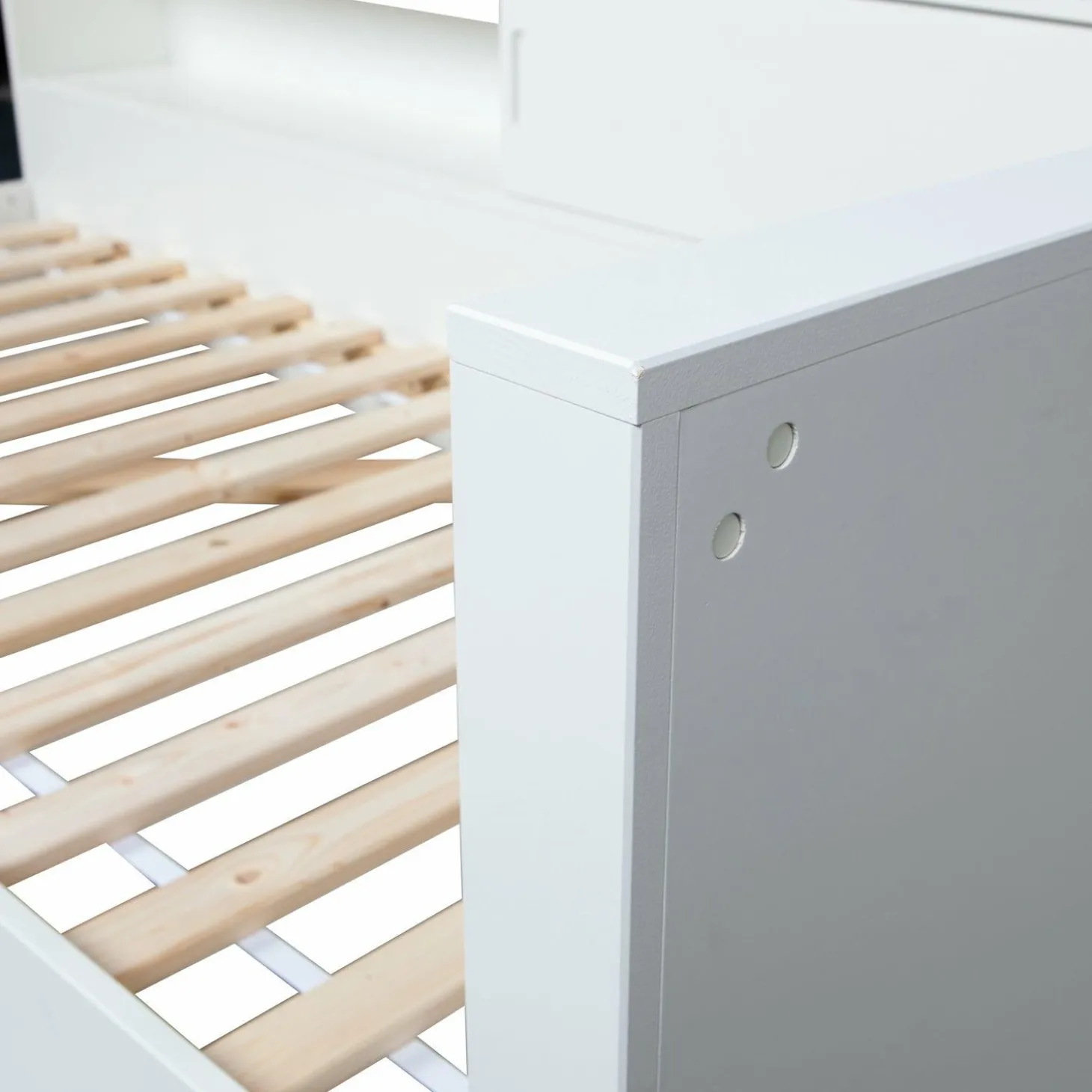 Eenpersoonshoekbed Connect - Wit - Loft24.nl