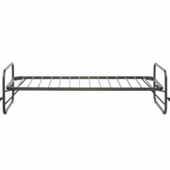 Eenpersoons onderschuifbed Metaal 90x200cm - Zwart - Loft24.nl