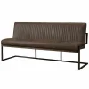 Eetkamerbank Ferro 185 cm - Donkerbruin - Loft24.nl