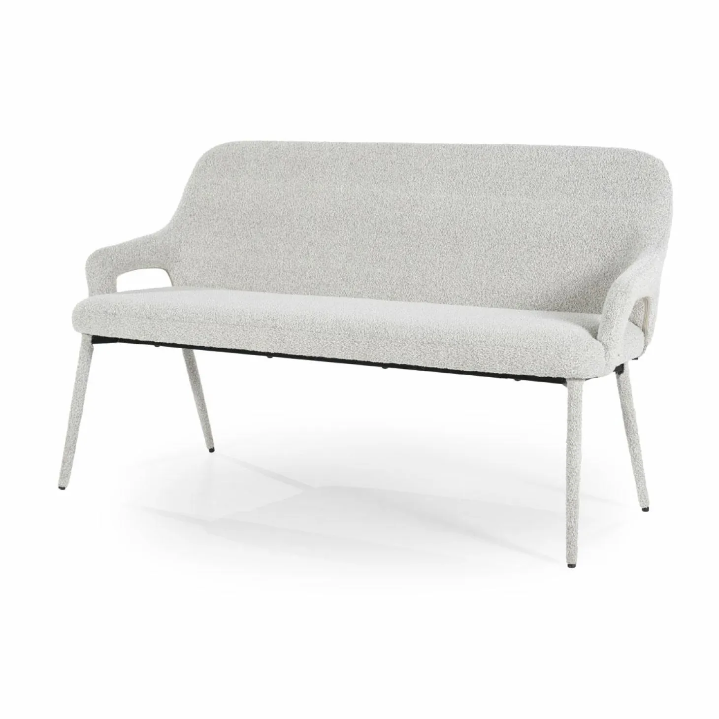 Eetkamerbank Fika Bouclé - kleur Beige - Loft24.nl