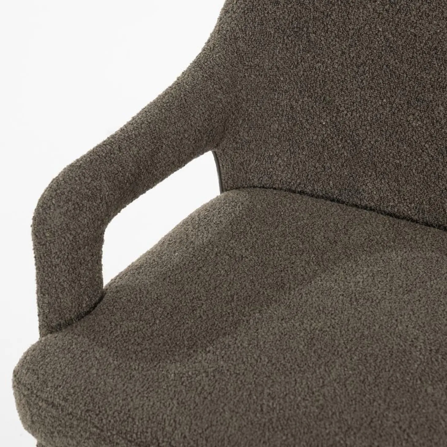 Eetkamerbank Fika Bouclé - kleur Bruin - Loft24.nl