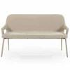 Eetkamerbank Fika Bouclé - kleur Taupe - Loft24.nl