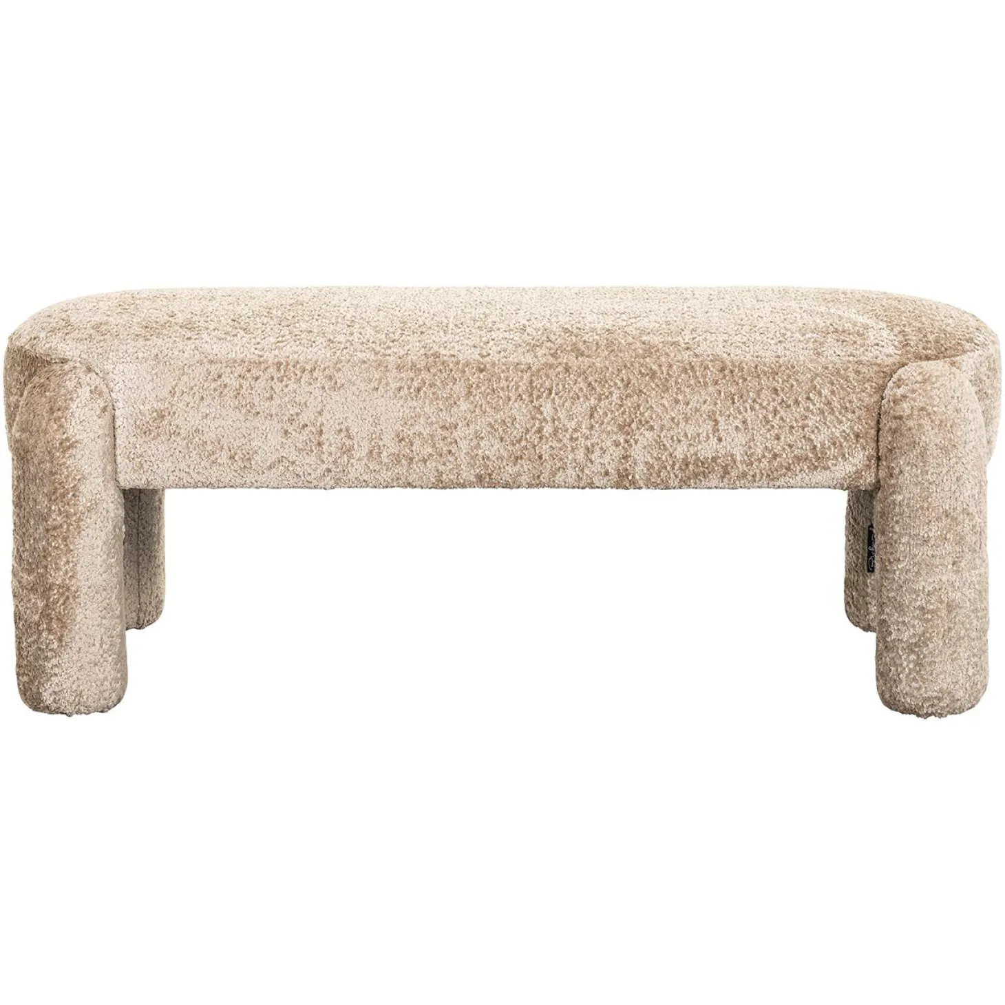 Eetkamerbank Holly Chenille - Naturel - Loft24.nl