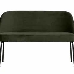 Eetkamerbank Vogue Velvet, 120cm - Donkergroen - Loft24.nl