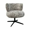 Eetkamerstoel Amalfi Geweven stof kleur Beige - Loft24.nl