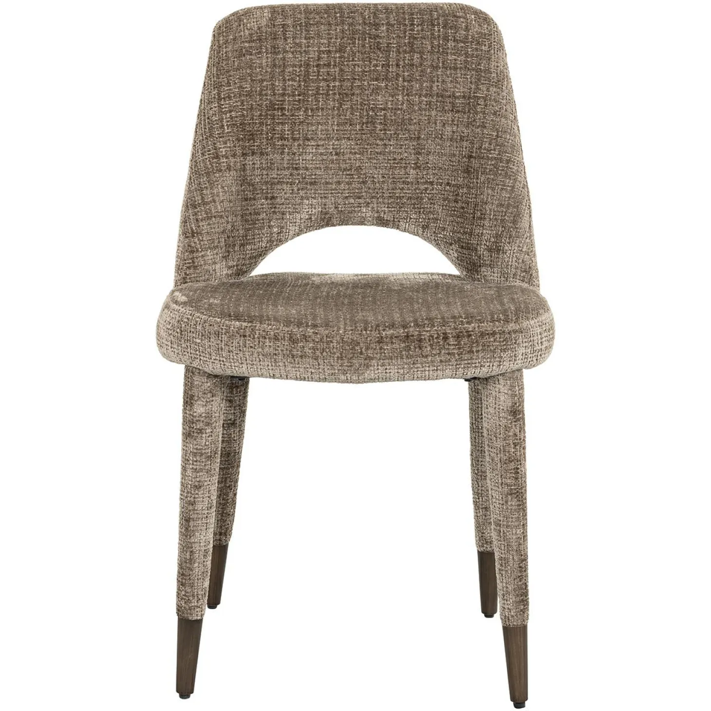 Eetkamerstoel Cecilia Chenille kleur Stone - Loft24.nl