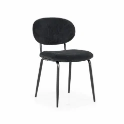 Eetkamerstoel Cosmo Rib - Zwart - Loft24.nl