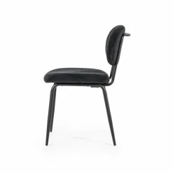Eetkamerstoel Cosmo Rib - Zwart - Loft24.nl