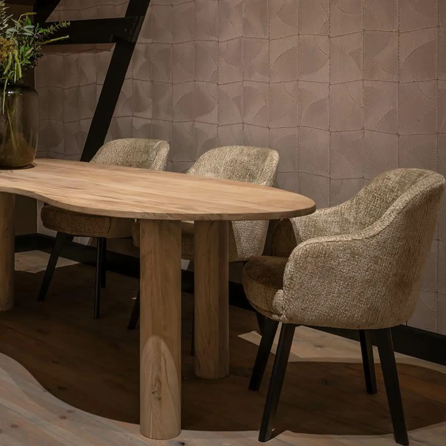 Eetkamerstoel Evan - zelf samenstellen - Loft24.nl