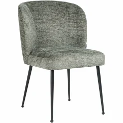 Eetkamerstoel Fallon Chenille kleur Jade - Loft24.nl