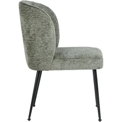 Eetkamerstoel Fallon Chenille kleur Jade - Loft24.nl