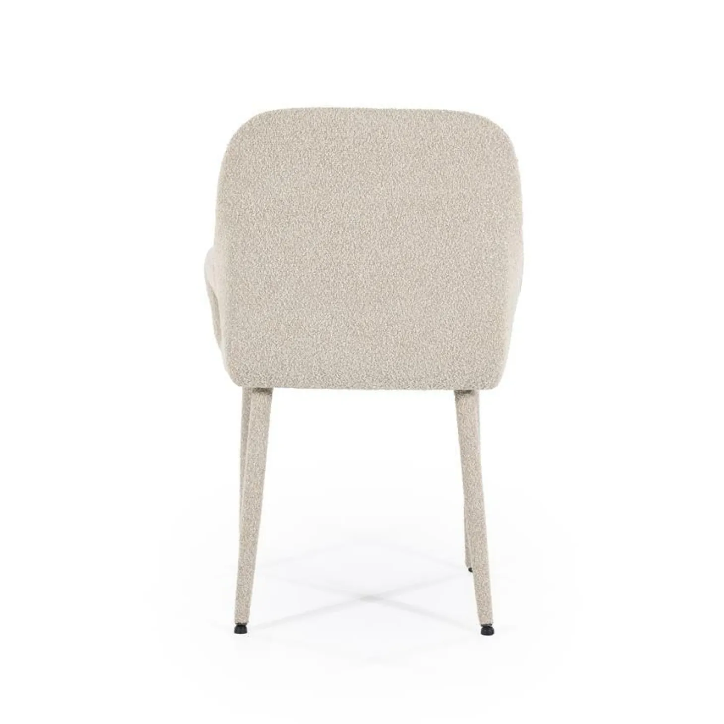 Eetkamerstoel Fika Bouclé - kleur Taupe - Loft24.nl