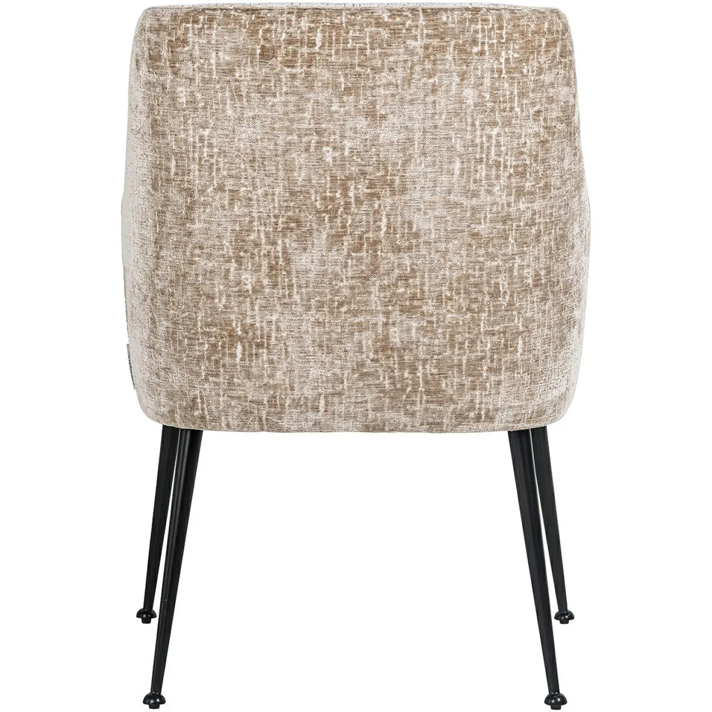 Eetkamerstoel Harley Chenille kleur Shitake - Loft24.nl