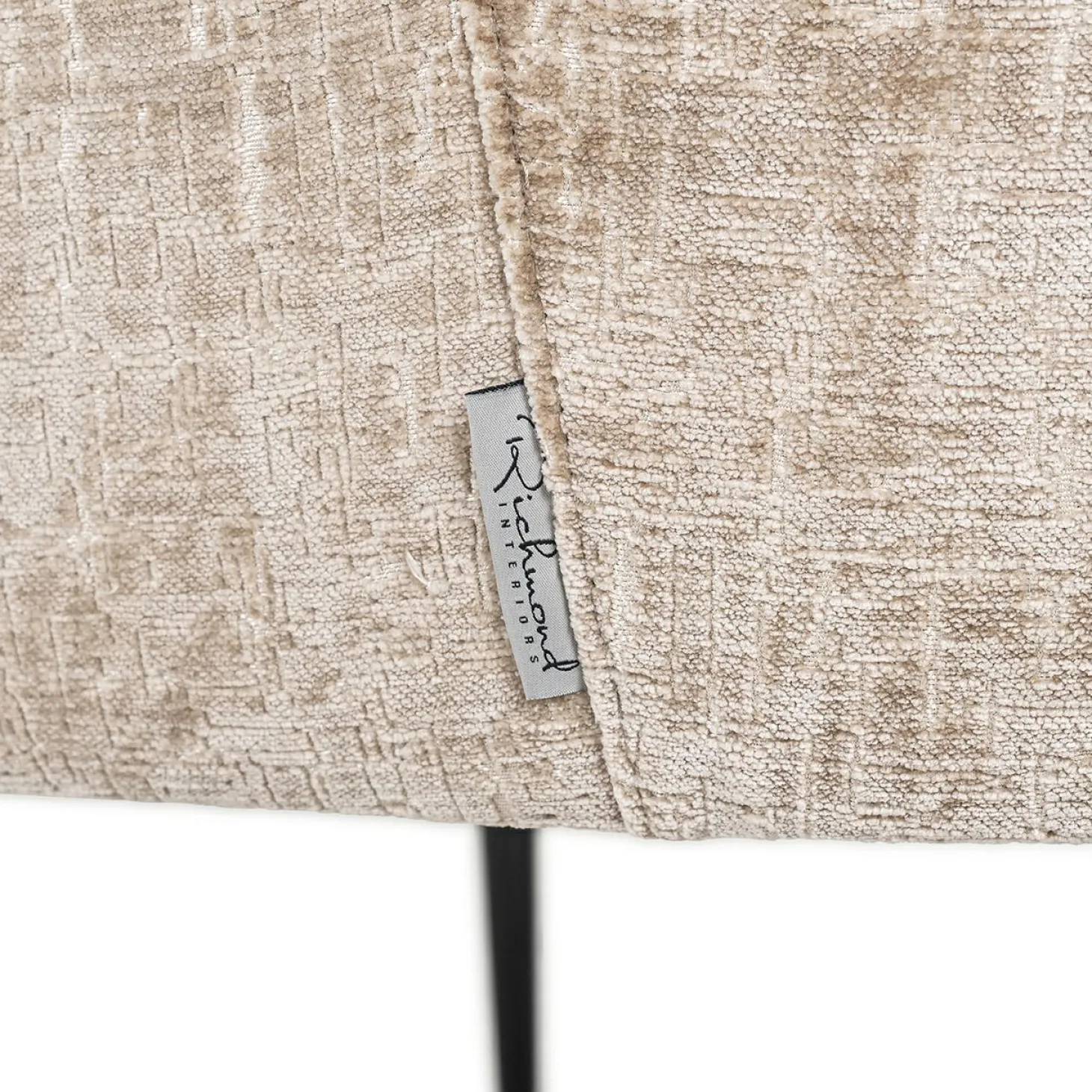 Eetkamerstoel Harley Chenille kleur Shitake - Loft24.nl