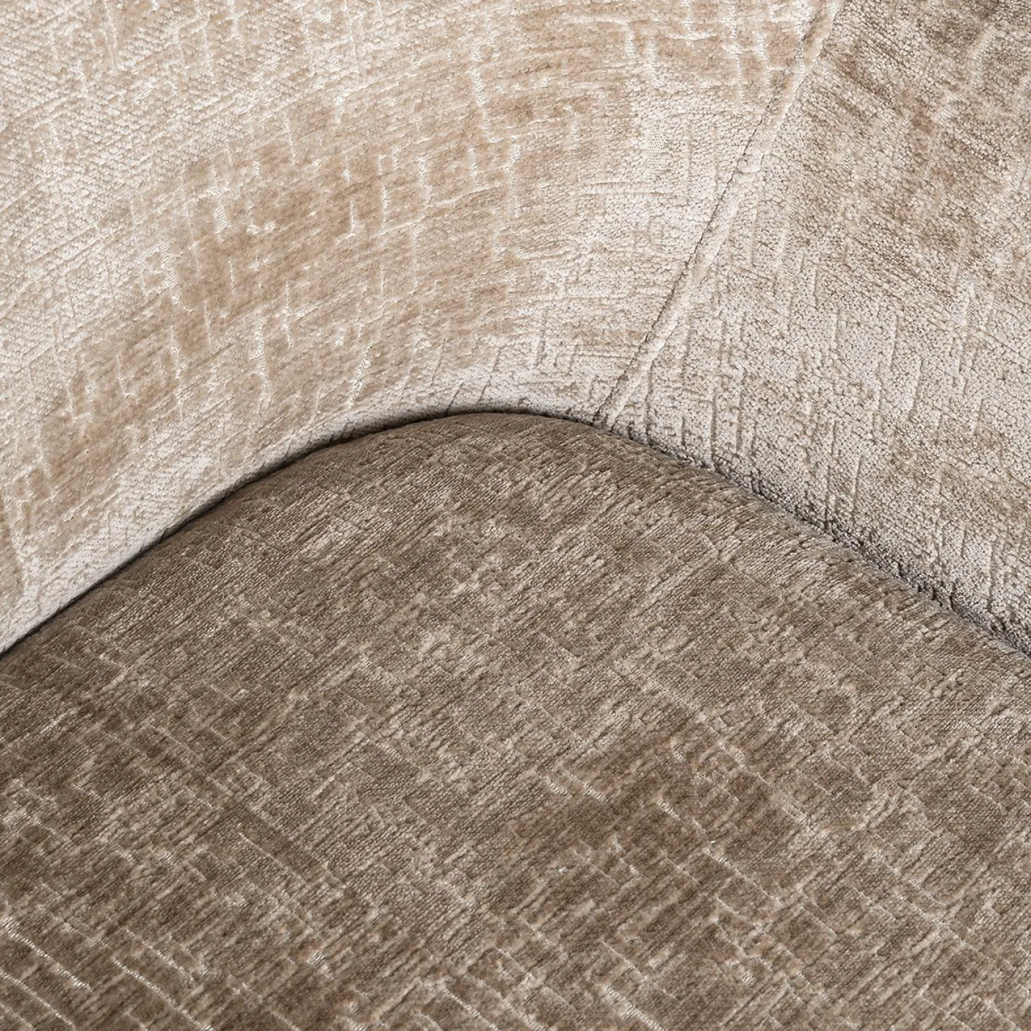 Eetkamerstoel Harley Chenille kleur Shitake - Loft24.nl