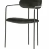 Eetkamerstoel Ivy Velvet - Zwart - Loft24.nl