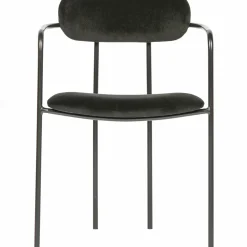 Eetkamerstoel Ivy Velvet - Zwart - Loft24.nl