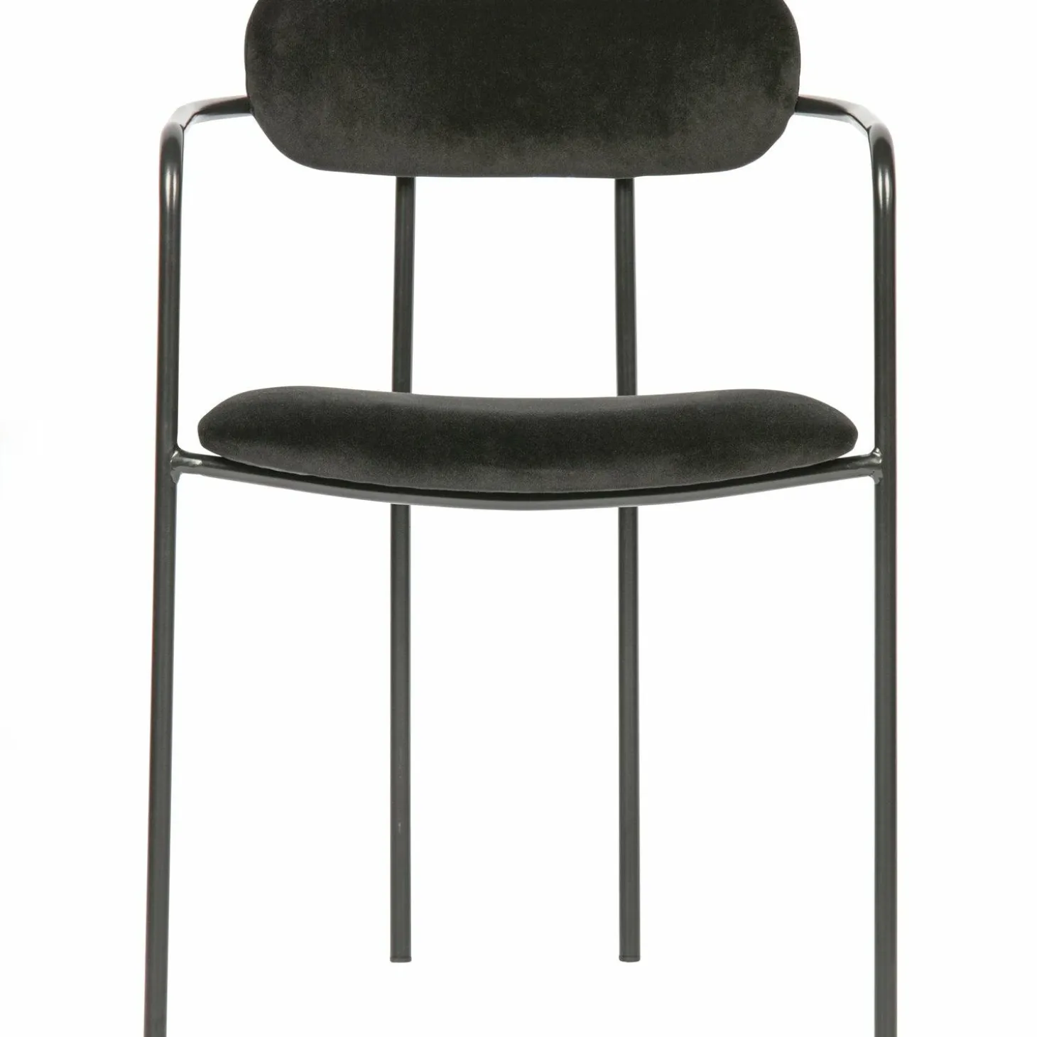 Eetkamerstoel Ivy Velvet - Zwart - Loft24.nl