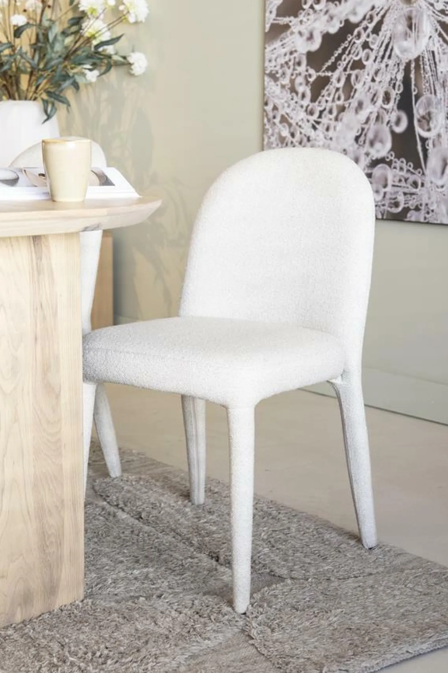 Eetkamerstoel Jaxx kleur Beige - Loft24.nl