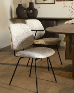 Eetkamerstoel Jon - Beige - Loft24.nl
