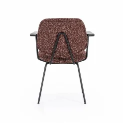 Eetkamerstoel Jon met armleuning - Rood - Loft24.nl