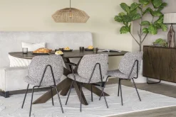 Eetkamerstoel Jon - Taupe - Loft24.nl